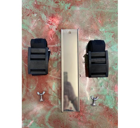 Contropiastra DireStyle in acciaio inox