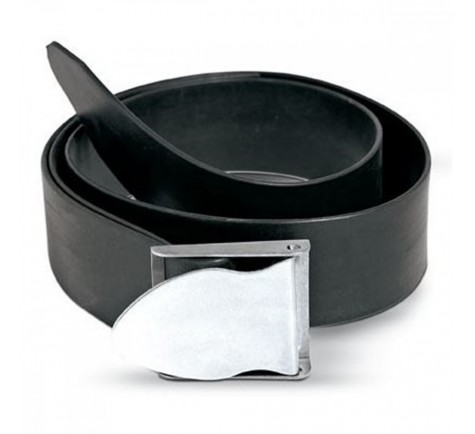 BEST DIVERS CINTURA GOMMA NERA F/INOX