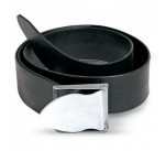 BEST DIVERS CINTURA GOMMA NERA F/INOX